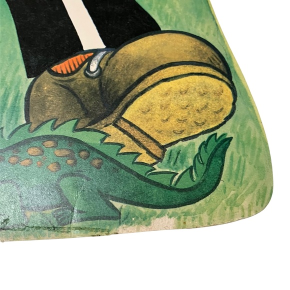 Vintage Eureka Halloween Frankenstein Skeleton Flocked Double Sided Die Cut - Picture 11 of 11